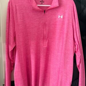 Under armour 2x pink long sleeve